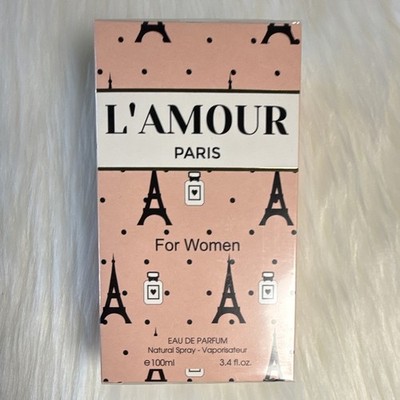 L Amour Paris For Women Eau De Parfum 100ml 3.4oz EDP NEW SEALED