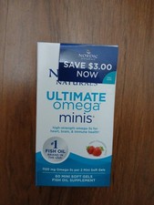 Nordic Naturals Ultimate Omega Minis 60ct/ea Exp 3/2027