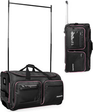 23" Dance Bag with Garment Rack Upgraded Stable System Fabric More Lightwe