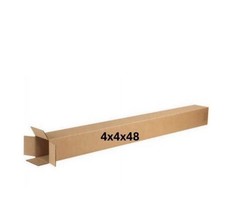 4" x 4" x 48" - CARDBOARD BOX - 200 lb - 10 BOX BUNDLE