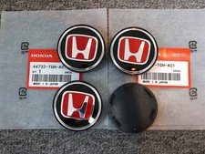 4pcs 62mm Wheel Center Caps Hub Red Black H Emblem For Honda Accord 2018-2024 4pcs 62mm Wheel Center Caps Hub Red Black H Emblem For Honda Accord 2018-2024