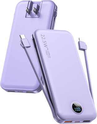 Portable Charger, 12000mAh 22.5W USB C Fast Charging Power 12000mah, Purple