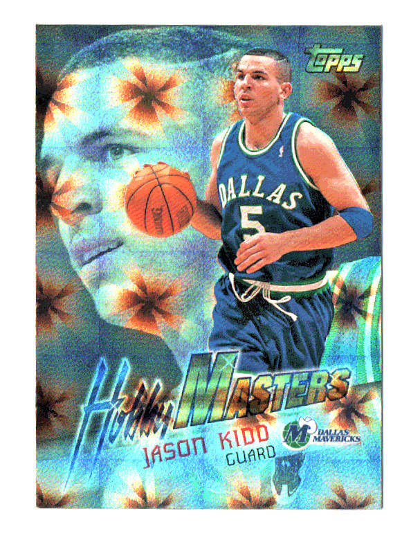 JASON KIDD 1996 Topps Hobby Masters Insert Basketball Card #HM28 MAVERICKS HOF