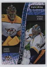 2023-24 Synergy Synergistic Duos Star-Legend Green Juuse Saros Pekka Rinne 08he
