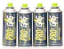 4pk  Butane / Propane Gas Bottles Canisters - Portable stoves cookers Grill Wand