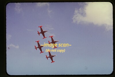 Canadair CT-133 Silver Star Aerial Team Aircraft in 1971, Original Slide s29b