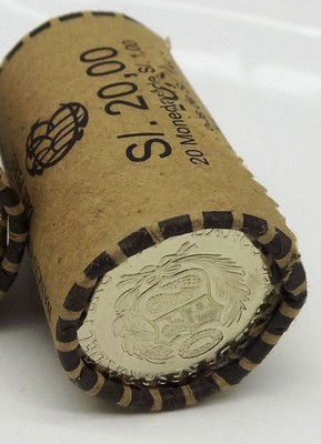 ANDEAN CAT 1 SOL 2019 ROLL =20 COIN # 9 WILD FAUNA PERU UNC GATO ANDINO