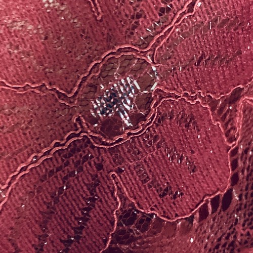 Maglione Camicia Taglia 2X Lucido Pizzo Maniche Blusa Donna Rosa NUOVO Z1 - Foto 2 di 8