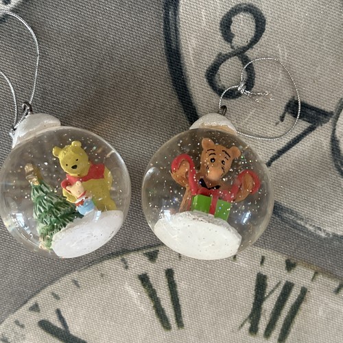 Vintage Disney Winnie Pooh Piglet Tigger Bauble Christmas Tree Decoration
