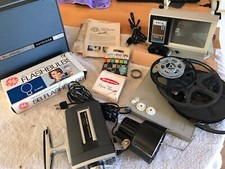Vintage 1960s Bell and Howell 357B Autoload Movie Projector Camera Editor Lot