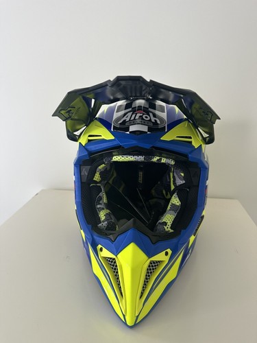 Casco Airoh Aviator 3 Cairoli Scacchi Taglia S 55/56 PROMO LUGLIO - Imagen 2 de 14