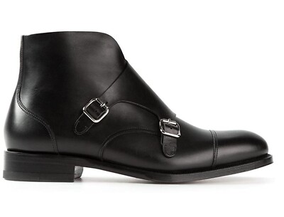 DSQUARED2 Missionary Ankle Boots in Black Size EU 45/12 M US Made in Italy $955