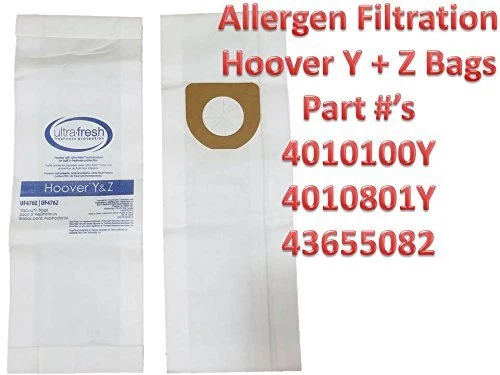 Bolsas de vacío Hoover tipo Y microfiltración -- paquete de 9 - absorción de olores para mascotas - Foto 3 de 4