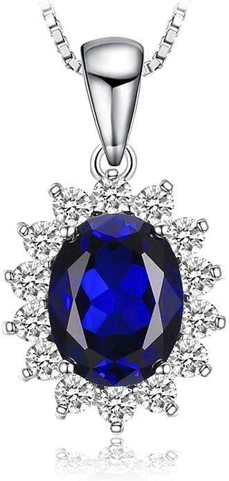 LOKILOKI Orecchini A Clip In Argento Sterling 925 Con Zaffiri Nano Blu – VVS – Donne