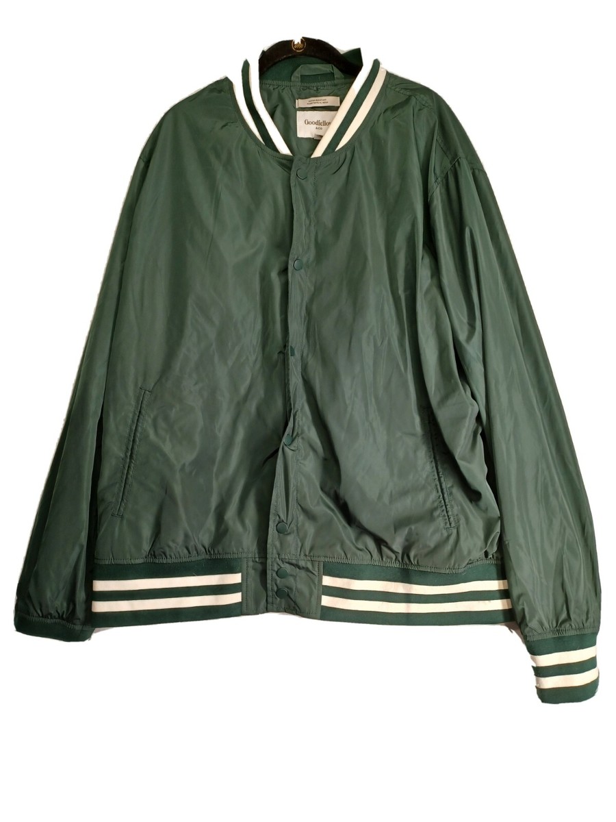 Goodiellow & co Men's Rain Jacket olive green size XXL Button-Down