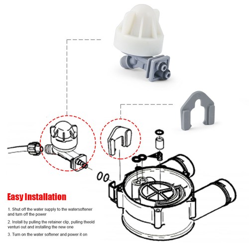 7187065 7214969 7165704 Nozzle and Venturi Assembly For Kenmore Whirlpool Water - Picture 5 of 7