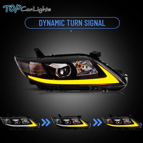 VLAND LED Projector Headlights For 2010-2011 Toyota Camry Sedan w/Sequential - Foto 4 di 13