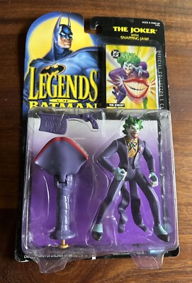 Batman The Joker Action Figure With Snapping Jaw Kenner 1994 New On Card