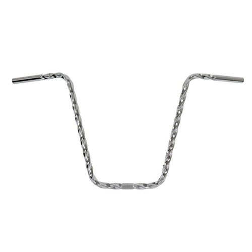 16" V Square Twisted Handlebar 22.2mm Chrome Lowrider Bike Cruiser Bicycle - 第 1/1 張圖片
