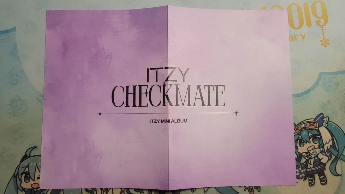 Lia - Official Poster ITZY Mini Album Checkmate Kpop