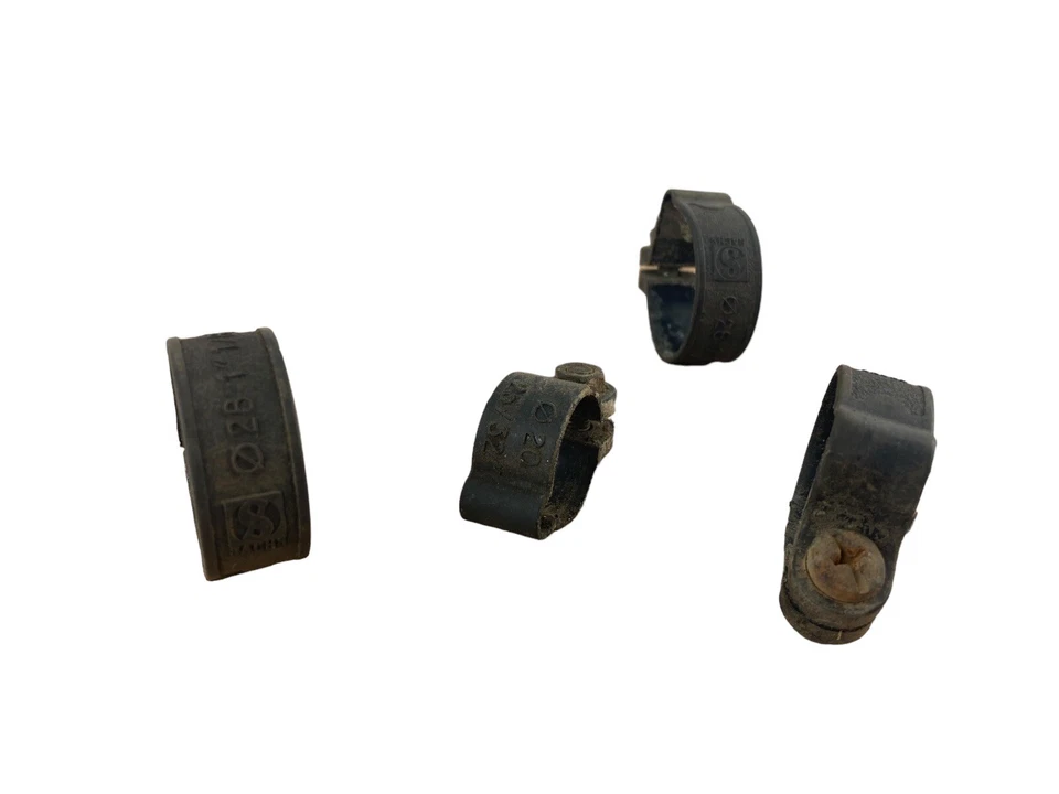 Abrazaderas de cable de conmutación Sachs original vintage guía negro 3x ⌀28-1"1/8 1x ⌀ 20 Foto 3 de 4