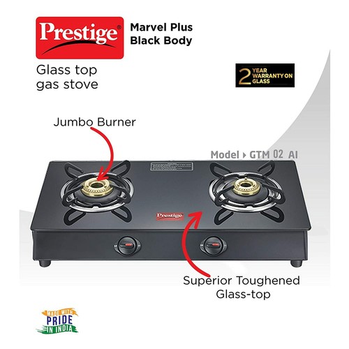 prestige marvel glass top gas stove