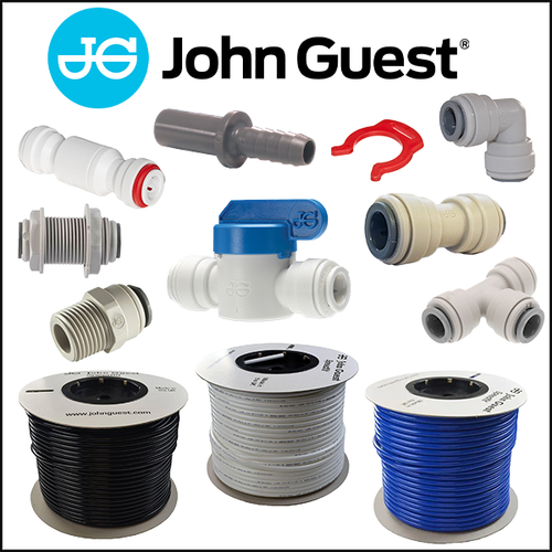 John Guest 3/8" Push Fit fittings for drinks Dispense, Ro Units, Beer