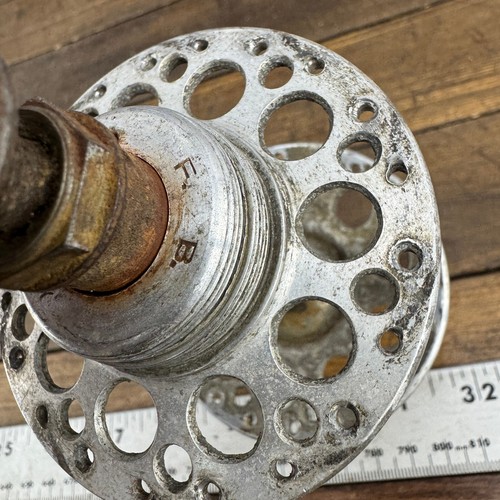 Vintage FB Rear Hub Phone Dial PARTS 40 Hole 40h Brevete Nut Track Flip Flop - Picture 8 of 21