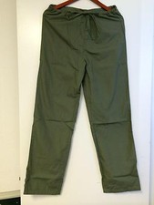 NEW Unisex Medical Scrub Pant Straight Leg Drawstring Sage Size 4X 4XL 4X-L