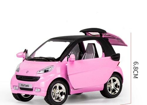 1:24 Car Smart Fortwo Alloy Metal Diecast Vehicle Toy Car Model Metal Car Toys - Picture 16 of 24
