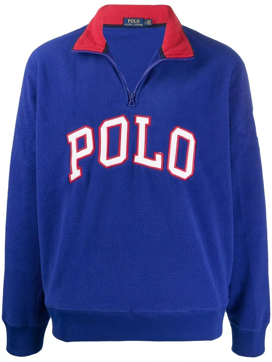 Polo ralph lauren polar fleece half zip hot sale