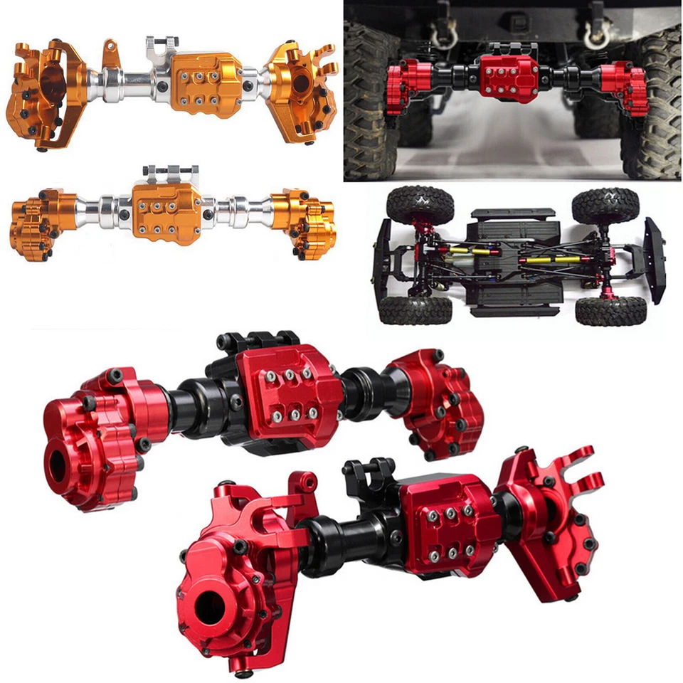 Boîtier d'essieu avant arrière en métal pour Traxxas TRX-4 Defender 1/10 RC Car - Photo 1/4