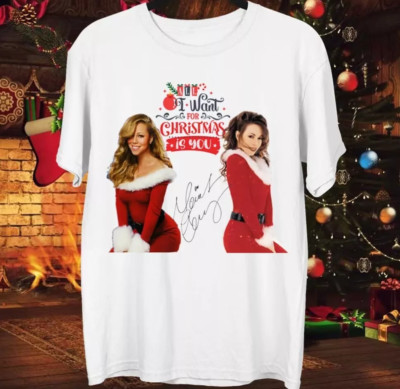 Merry Christmas Mariah Carey Full Size To 4XL Shirt Gift Christmas 