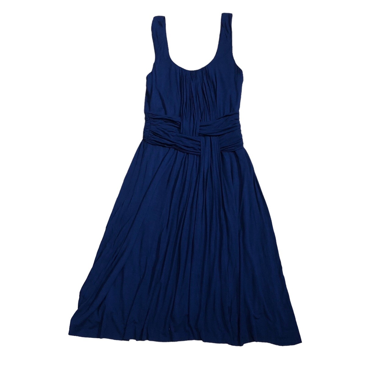 Bailey 44 Womens Small Sleeveless Tank Dress Navy Blue Stretch Rayon | eBay