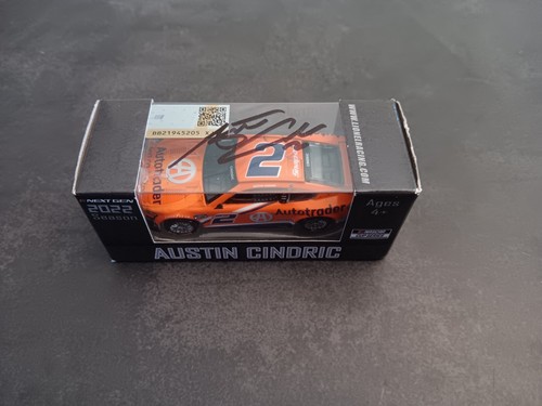 Action 2022 Austin Cindric Signed 1/64 Nascar Diecast