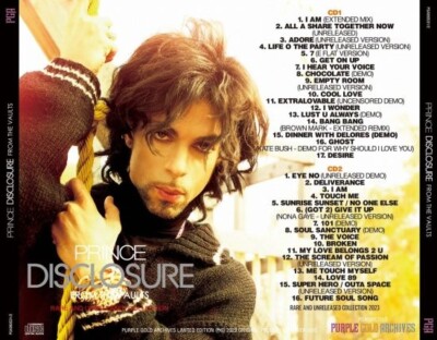 PRINCE / EXPOSED : FROM THE VAULTS RARE AND UNRELEASED COLLECTION (2CD
