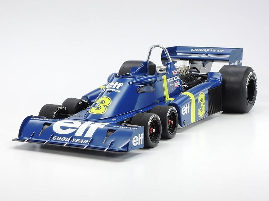自動車 Tamiya Tyrrell P34 6 Wheeler 1/12 1/12 Tamiya Tyrrell P34 Six Wheeler Race Car Plastic Model