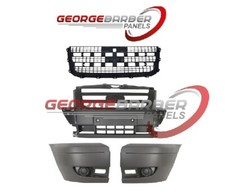Ford Transit 2006 - 2014 MK7 Front Bumper Complete With Main Grille Inner 