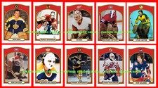 Hand Made Hockey Art Photo Cards 2.5” x 3.5” Stars Goalies Mint U-Pick Inv #013