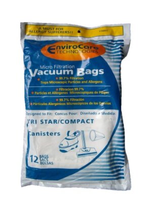 48 TriStar Compact Patriot Allergy Vacuum Bags, Miracle Mate,Airstorm, Patrio...