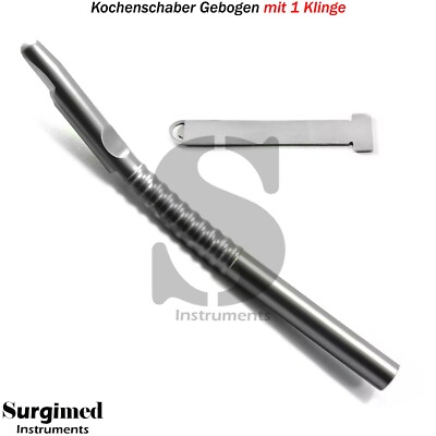 Bone Scraper Knochenschaber Implantologie Instrumente mit 1 Klinge Zahnmedizin