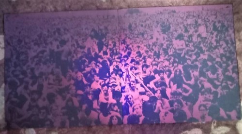 SELTENE Litho/Holzschnitte-1969 Woodstock Konzertalbum Beilage - The Who-Guthrie-Baez-Sly - Bild 12 von 12