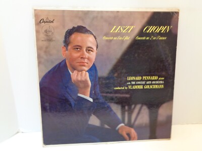 Liszt Concerto No 1 in E Flat /Chopin Concerto No 2 in F Minor Leonard Pennario.