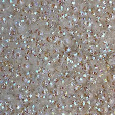 4mm Cup Sequins Crystal Crystallina Luster Mirror Shiny Iridescent Made in USA