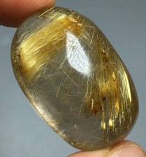 12g Natural rutile QUARTZ palm CRYSTAL stone HEALING