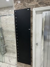The Radiator Company Matt Black Bathroom Radiator 