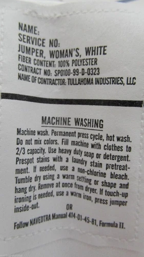 US NAVY DAMEN MATROSE UNIFORM TOP PULLOVER WEISS MIDDY USN S M L XL CRACKER JACK - Bild 4 von 7