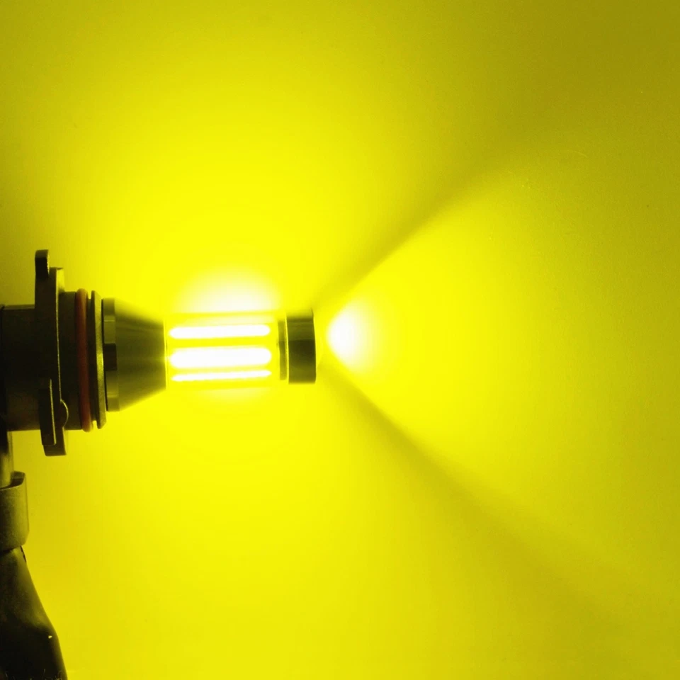 Allá Lighting 2x H10 Coche LED Bombilla Antiniebla Amarillo Dorado Repuesto VS Foto 2 de 4