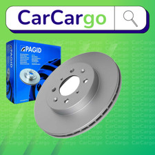 Pagid Vented Front Brake Discs Pair For Honda Insight 1.3 IMA 2009-2024 262 mm