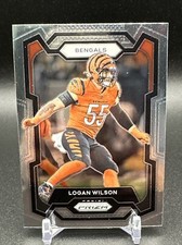 Logan Wilson 2023 Panini PRIZM Football Card Base Set #60 Cincinnati Bengals